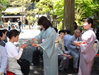 大祭 野点茶席接待（ご奉仕）